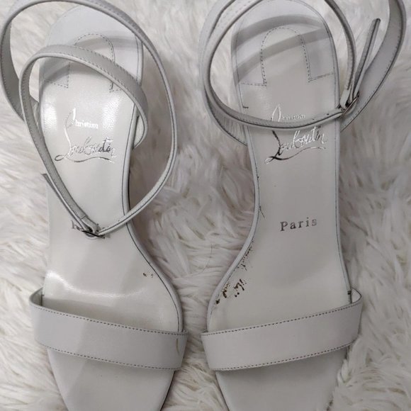 Christian Louboutin Loubigirl 100 Leather Sandal - Picture 1 of 4